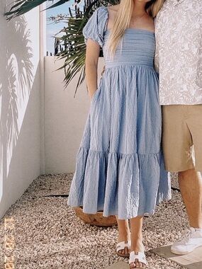 Abercrombie Women’s Light Blue dress -